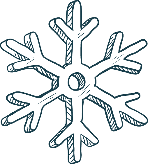 Snowflake icon indicating cooling material